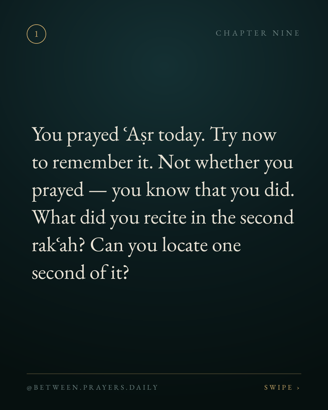 "So woe to those who pray — those who are heedless of their prayer." Sūrah al-Māʿūn 107:4–5. Source on the car